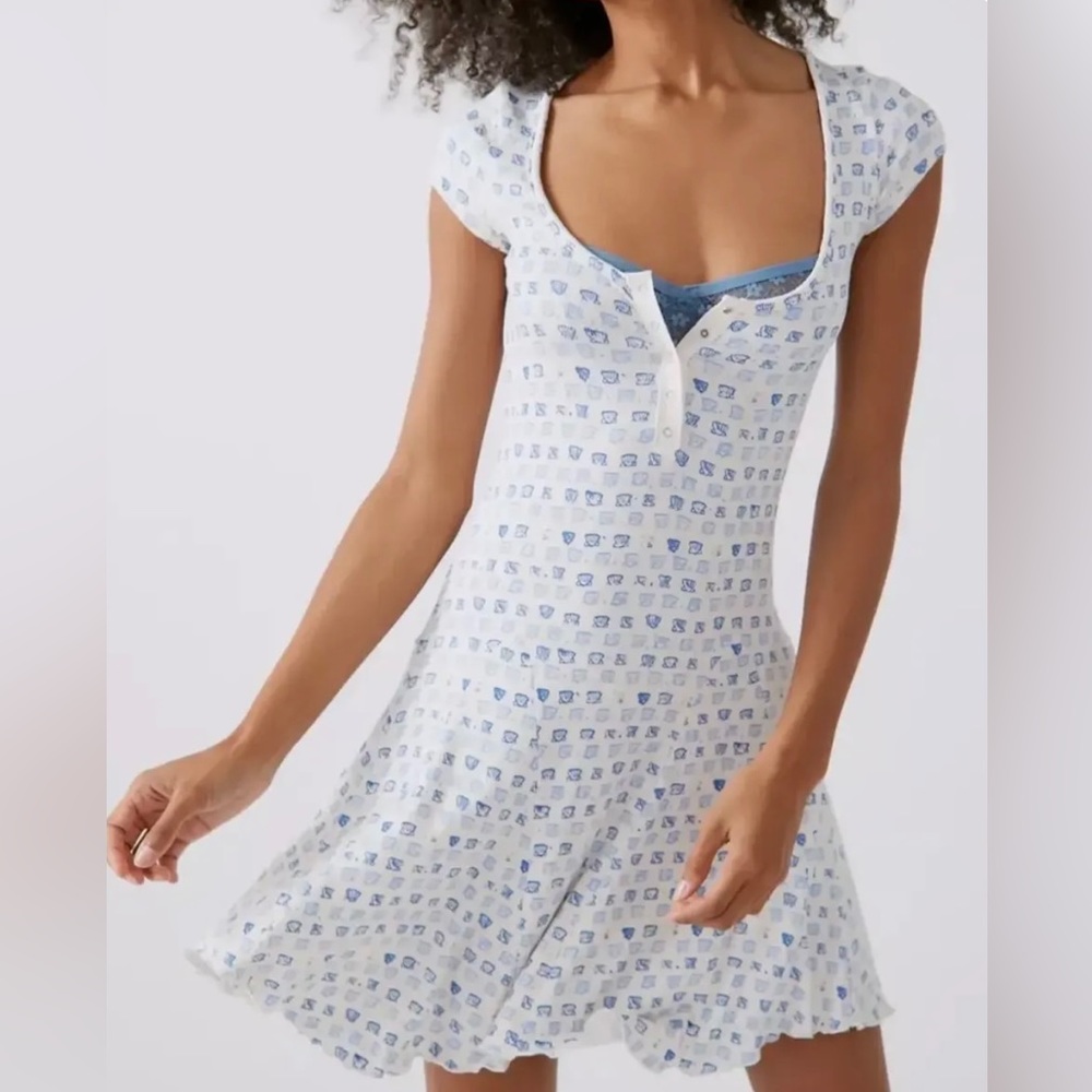 Urban Outfitters UO Maureen Henley Mini Dress